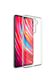 gizmurstore Xiaomi Redmi Note 8 Pro Kamera Korumalı Fit Şeffaf Silikon Kılıf-(5775) - GMS8703-2612