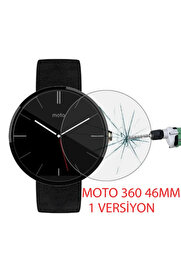 CepteToptan Motorola Moto 360 46mm 1versiyon Kırılmaz Cam Ekran Koruyucu-(1903) - DROPX2446-3065