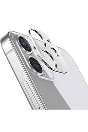 CepteToptan İPhone 12 Mini 3D Metal Kamera Koruyucu Metal Lens-(1903) - DROPX3144-1816