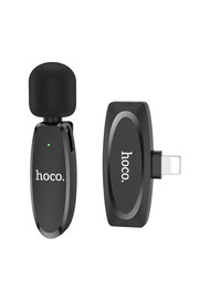 gizmurstore Hoco L15 Iphone Lightning Kablosuz Mini Yaka Mikrofonu-(5775)