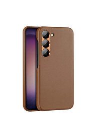 ETC mrpurple Dux Ducis SM Galaxy S23 Grit Series PU Premium Kılıf-(5775)