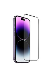 CepteToptan Ally iPhone 14 Pro Max 6.7 Full Glue-Tempered Cam Ekran Koruyucu-(1903) - NOVER3297-9546
