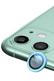 CepteToptan iPhone 12 Mini Raze Metal Kamera Lens - Mavi - DROPX3532-4100