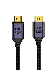 feifei ALLY HDMI to HDMI 8K HD 2.1UHD Mıknatıs Başlıklı Kablo 2 Metre-(5775) - HT1105-2980