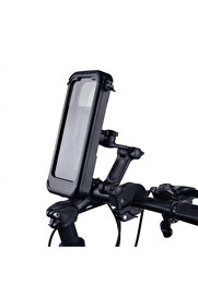 gizmurstore ALLY Motosiklet Bisiklet İçin Su Geçirmez Gidon Bağlantılı Telefon Tutucu-(577 - GMS4512-1501