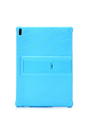 CepteToptan Tab E10 TB-X104F Tab 4 10.1 Inch Uyumlu Tablet Standlı Silikon Kılıf-(1903) - DROPX5611-9533