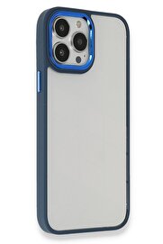 Toptan Bulurum iPhone 13 Pro Kılıf Dora Kapak - Mavi