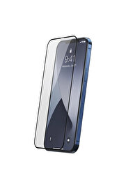 CepteToptan 0.25MM İPhone 12-12 PRO 6.1 3D Full Tempered Cam Ekran Koruyucu 2adet-(1903) - DROPX7713-9165