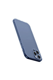 CepteToptan Simple Case İPhone 12 Pro Max 6.7 İnce Şeffaf Silikon Kılıf-(1903) - DROPX1015-4198