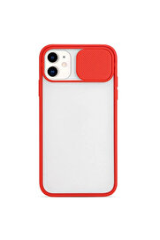 CepteToptan Ally İPhone 12 Mini 5.4 Kamera koruyucu Sürgülü Şeffaf Kılıf-(1903) - DROPX1088-9859