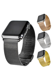 CepteToptan Ally Apple Watch Ultra 49mm 7-8 45mm 6-5-4 44mm Kayış Kordon Milano Metal Klas - DROPX7758-4678