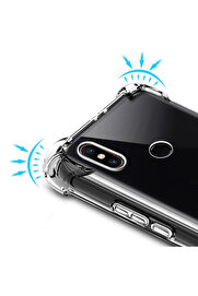 CepteToptan Xiaomi Redmi 6 Pro A2 Lite Darbe Emici Şeffaf Silikon Kılıf-(1903) - DROPX5639-4738