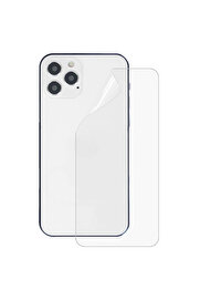 CepteToptan İPhone 12 Pro 6.1 Membran Nano Hidrojel Film Arka Koruyucu hayalet Arka Koruyuc - DROPX4678-3143