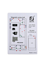 CepteToptan JIAFA JF-870 iPhone 11 Pro Max Mıknatıslı Çalışma Hasırı Vida Gostergeli - DROPX1128-7872