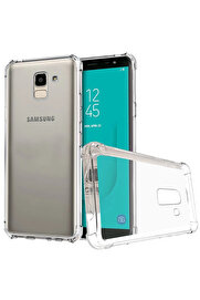 CepteToptan Galaxy J6 2018 J600 Darbe Emici Şeffaf Silikon Kılıf-(1903) - DROPX2938-2384