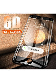 CepteToptan İphone 6plus İphone 6s Plus 6d Kavisli Full Kırılmaz Cam Ekran Koruyucu-(190 - DROPX4147-8788