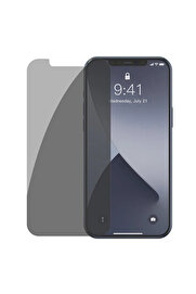 CepteToptan İPhone 12 mini 03mm Anti Spy Tempered Cam Ekran Koruyucu 2 Adet Set-(1903) - DROPX5506-7876