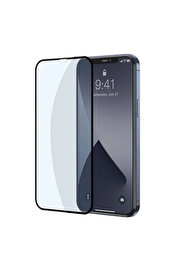 Lokal Marketing İPhone 12-12 Pro 0.3MM Full Anti Blue Light Tempered Cam Ekran Koruyucu 2Adet Set-( - LKM9618-1821