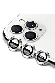gizmurstore ALLY İPhone 11 Pro-11 Pro max Kamera Lens Koruyucu Aluminium 3 adet-(5775) - GMS2479-3063