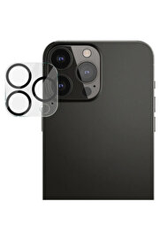 CepteToptan ALLY İPhone 13 Pro-13 Pro Max 3D Full Tempered Glass Cam Kamera Koruyucu-(1903) - DROPX4333-6951