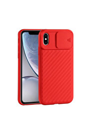 gizmurstore Ally İPhone Xs Max 6.5 İnch Kılıf Kamera Kapatan koruyucu Sürgülü Kılıf-(57 - GMS1576-2549