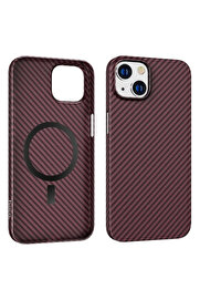 CepteToptan Hoco iPhone 14 Plus 6.7 Kılıf Manyetik Magsafeli Darbe Emici Telefon Kılıfı - DROPX1849-6677