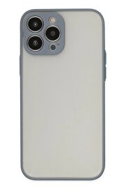 Toptan Bulurum iPhone 14 Pro Kılıf Montreal Silikon Kapak - Gri