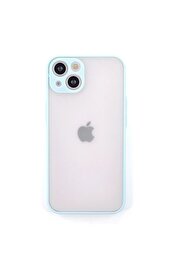 Toptan Bulurum iPhone 14 Kılıf Montreal Silikon Kapak - Turkuaz