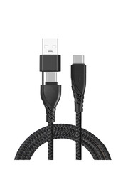 CepteToptan ALLY 2in1 USB Type C To PD Kablosu+USB Kablo-(1903) - DROPX4980-4712