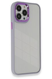 Toptan Bulurum iPhone 13 Pro Kılıf Dora Kapak - Lila