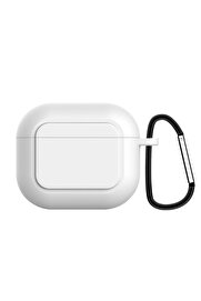 CepteToptan Ally Apple 3 için Kancalı Ultra İnce Silikon Kulaklık Kılıfı-(1903) - DROPX2602-9627