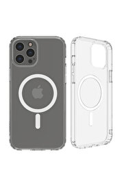 CepteToptan ALLY iPhone 13 Pro Max Magsafe Uyumlu Manyetik Kılıf Silikon Kılıf-(1903) - DROPX6630-9560
