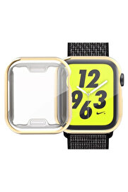 CepteToptan Ally Apple İWatch 40mm 360 Koruma Ultra Slim Silikon Kılıf-(1903) - DROPX3915-7859