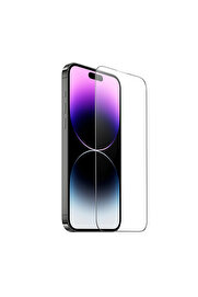 CepteToptan HOCO 9D iPhone 15 Pro Max Tempered Kırılmaz Cam Ekran Koruyucu-(1903) - DROPX9616-8797