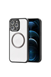 CepteToptan Dux Ducis iPhone 12 Pro Aimo Series Mag Safe Premium Buzlu Sert PC-TPU Kılıf-( - DROPX8115-4467