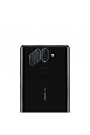 CepteToptan Gor Nokia 8 Sirocco Nano Kamera Koruyucu 3 Adet Set-(1903) - DROPX8253-6410
