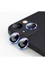 CepteToptan ALLY İPhone 13 - 13 Mini 3D Metal Çerçeveli Kamera Lens Koruyucu-(1903) - DROPX9474-7402