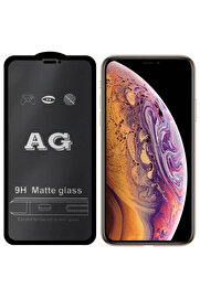 CepteToptan ALLY iPhone 11 Pro 5.8inç Full Glue Matte Tempered Cam Ekran Koruyucu iPhone XS - DROPX1344-5188