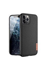 CepteToptan Dux Ducis Fino Serisi iPhone 11 Pro 5.8inç Kılıf Premium Dokuma Silikon Kıl? - DROPX9767-3507