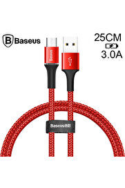 CepteToptan halo Mikro Usb 3A Hızlı Şarj 0.25CM Kısa Power Bank için Şarj Kablosu-(190 - DROPX1814-9979