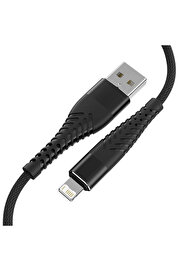 CepteToptan ALLY QC3.0 USB To İPhone Lightning Hızlı Şarj Kablosu-(1903) - DROPX2529-6224