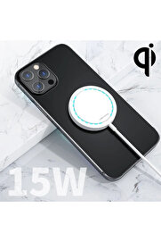 gizmurstore Wekome Magsafe 15W Ultra İnce Mıknatıslı Kablosuz Wireless Şarj-(5775) - GMS1068-9303
