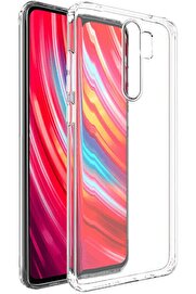 CepteToptan Xiaomi Redmi Note 8 Pro Kılıf Lüx Şeffaf Silikon - DROPX3380-2182