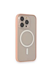 CepteToptan iPhone 14 Pro Max Kılıf Grand Magneticsafe Kapak - Pembe - DROPX9740-9974