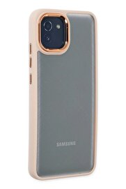 CepteToptan Samsung Galaxy A03 Kılıf Dora Kapak - Pudra - DROPX2268-2157