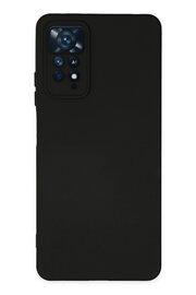 CepteToptan Xiaomi Redmi Note 11 Pro Kılıf Nano içi Kadife Silikon - Siyah - DROPX6943-5066