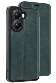 CepteToptan Xiaomi Poco X7 Pro Kılıf Flip Cover - Koyu Yeşil - DROPX9103-2759