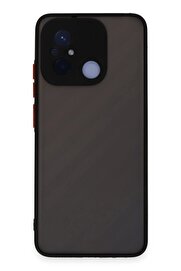 CepteToptan Xiaomi Redmi 12C Kılıf Montreal Silikon Kapak - Siyah - DROPX6054-4637