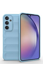 CepteToptan Samsung Galaxy M14 5G Kılıf Optimum Silikon - Sky Blue - DROPX2781-3430