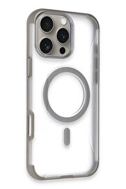 CepteToptan iPhone 14 Pro Max Hilton Magsafe Kapak - Titan Gri - DROPX9073-6400